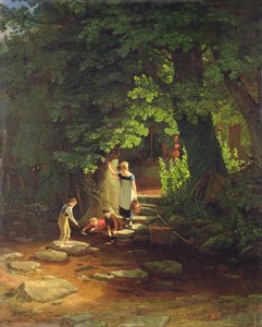 Gyermekek egy patak mellett, 1822 körül